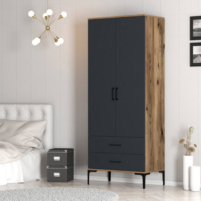 Hanah Home Kumsal T - Nogal y Antracita